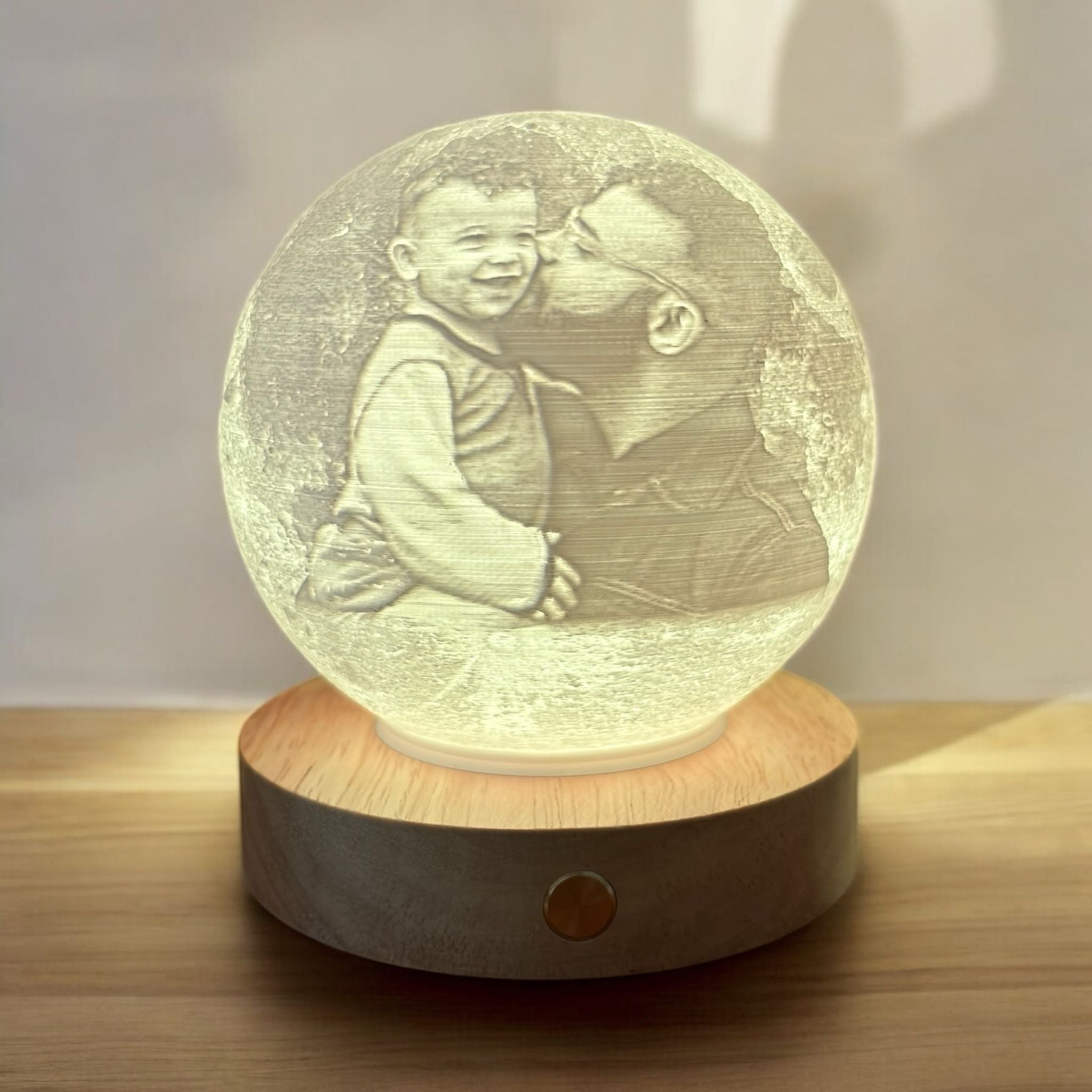 Lámpara lunar inalámbrica multicolor